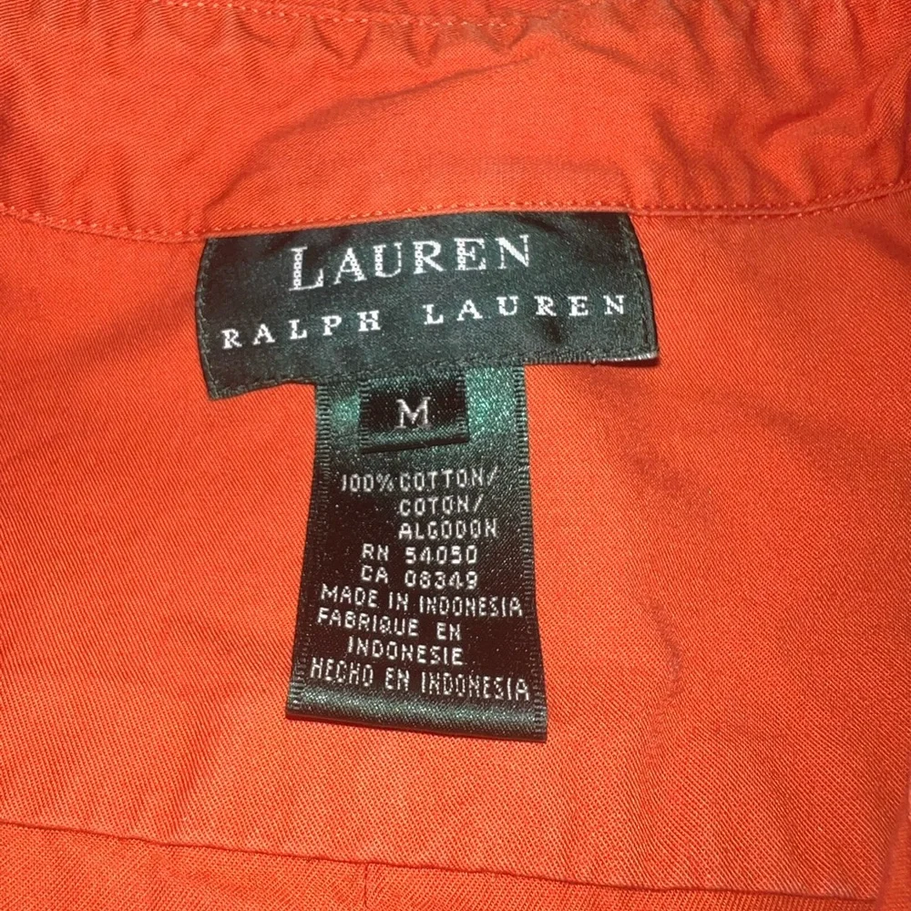 Vintage Ralph Lauren Orange “RLMCMLXVII Lauren” - Picture 7 of 10